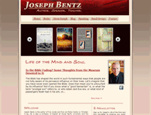 Tablet Screenshot of josephbentz.com